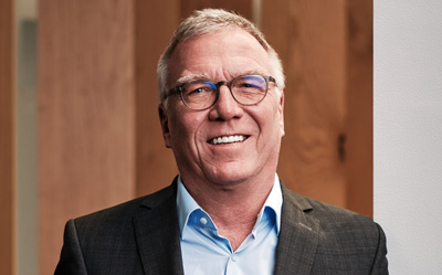 Portrait of Rudi Heinzelmann, CEO of Danzer Veneer Europe.